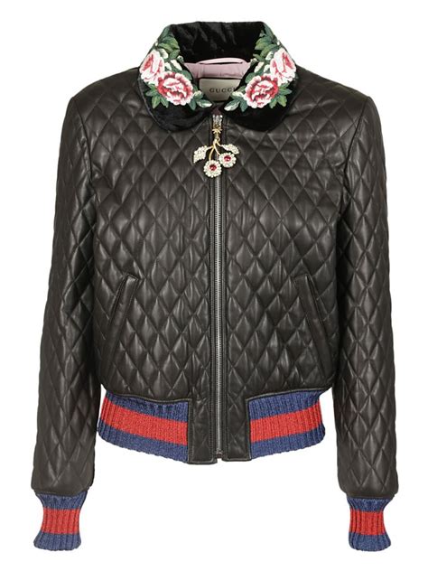 gucci bomber jacket womens white|Gucci women trench coats.